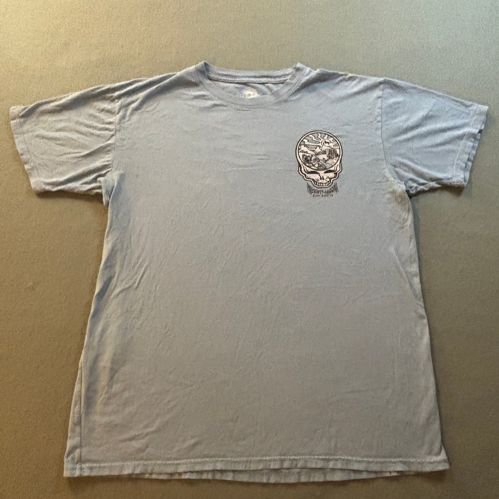Grateful Dead Prescott Arizona Steal Your Face T Shirt Mens L Blue Deadhead